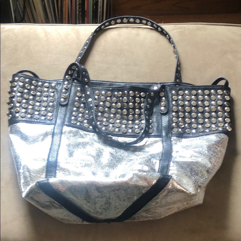 Silver Bedazzled Bag